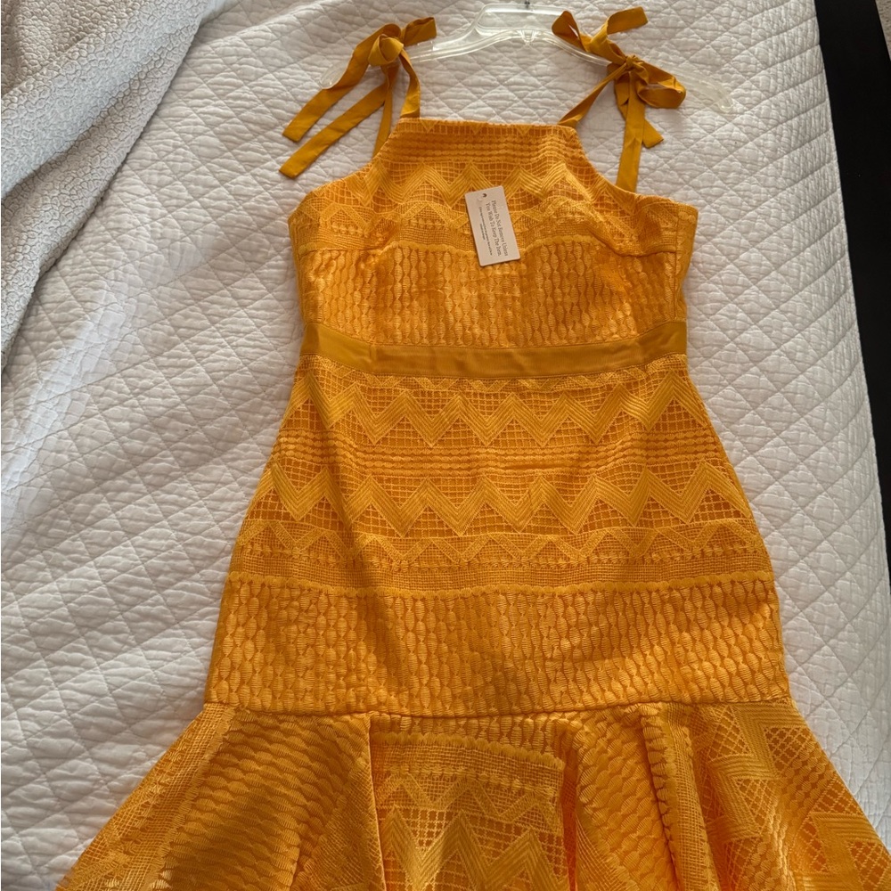 Twosisters Yellow Womens Dress